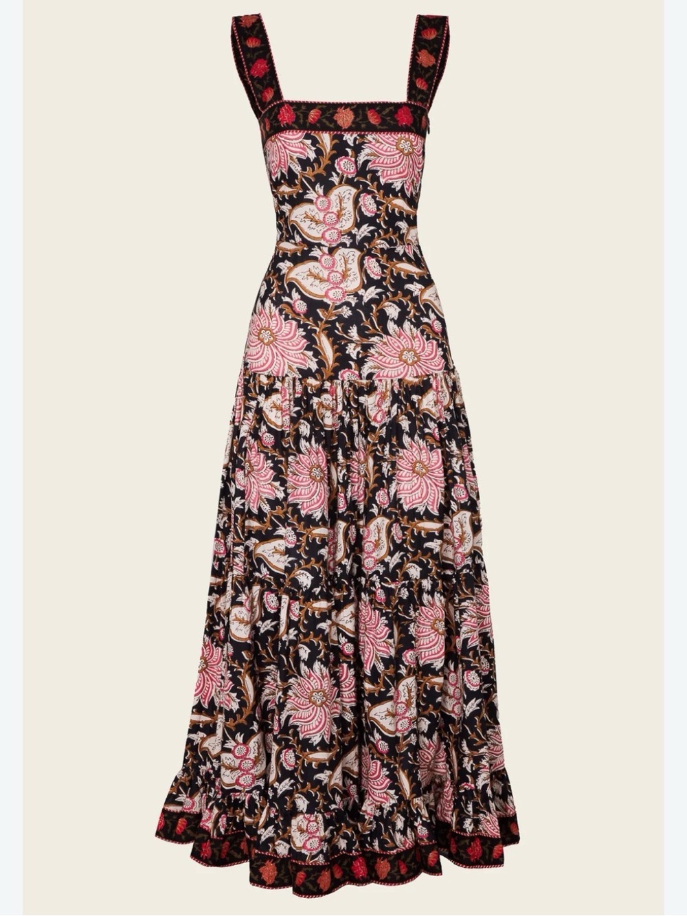PHILIPPA 1970 Zita Pink Flowers Dress Size 42 NWT